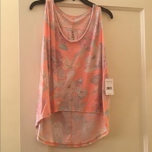 NWT Free People floral tank top size XS